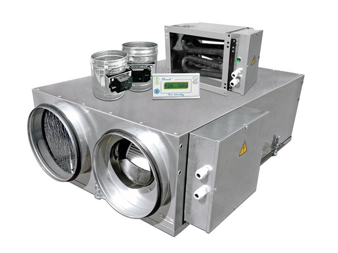 Приточно-вытяжная вентиляционная установка (ПВВУ) Climate RM300 с роторным рекуператором